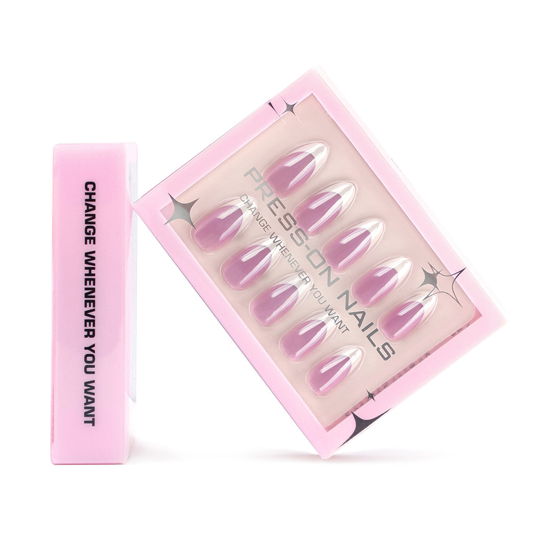 Artificial press-on nails with modern ombre effect Stornfield