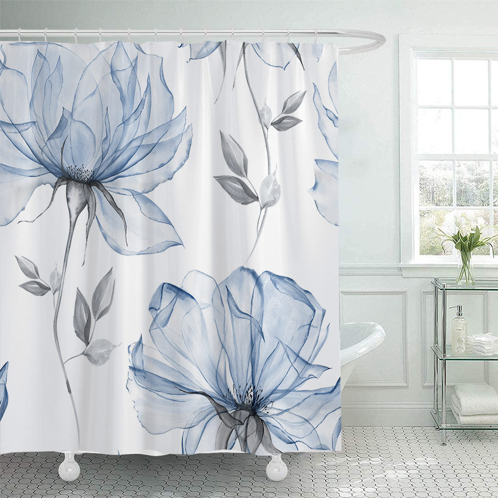 Floral Patterned Shower Curtain Stornfield