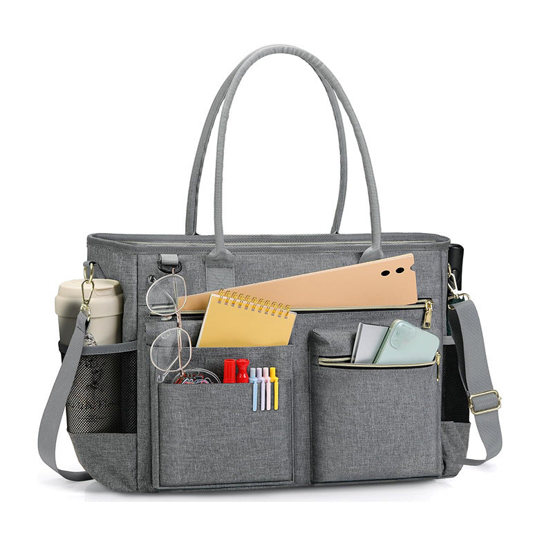 Multifunctional handbag with structured interior compartment system Stornfield