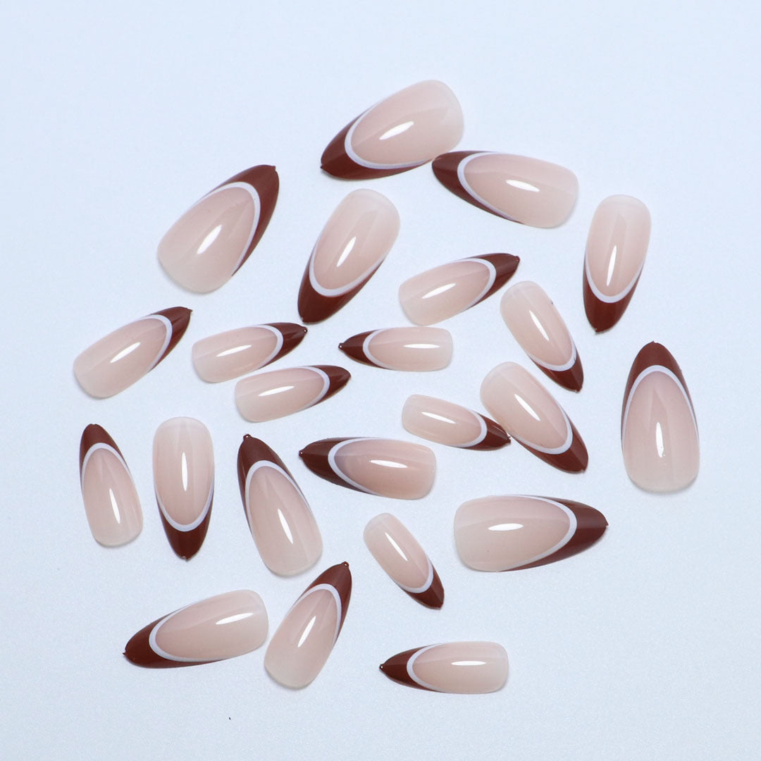 Premium Natural Finish Press-On Nail Tips Stornfield