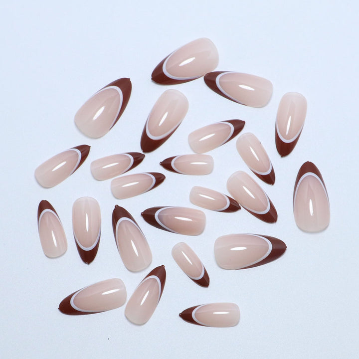 Premium Natural Finish Press-On Nail Tips Stornfield