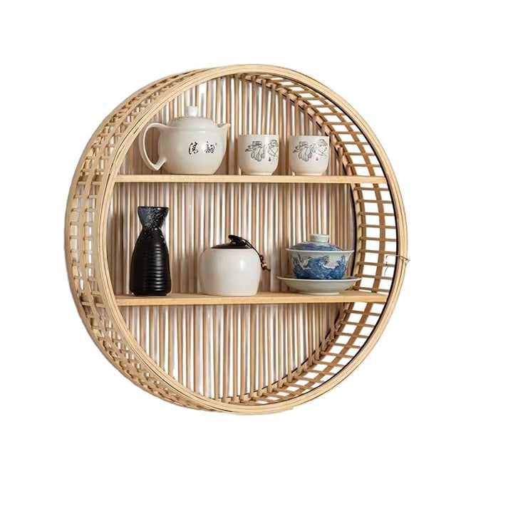 Handwoven storage basket for bathroom utensils Stornfield