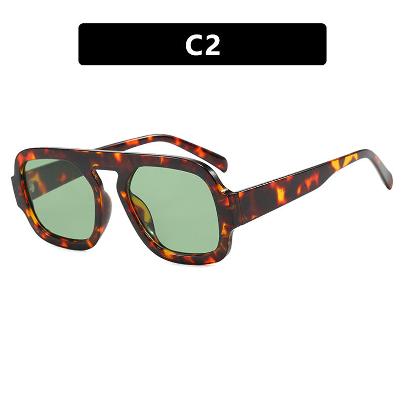 Women's modern oversized sunglasses in angular design Stornfield