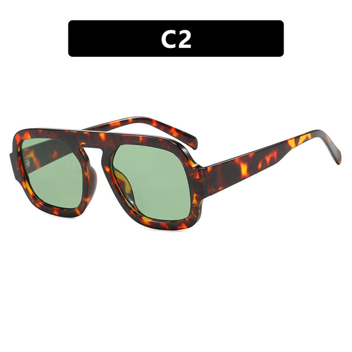 Women's modern oversized sunglasses in angular design Stornfield