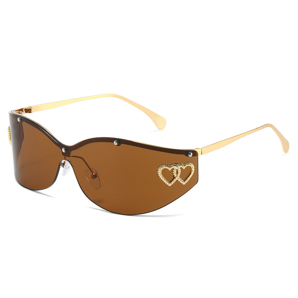 Fashion-Forward Avant-Garde Shield Sunglasses Stornfield