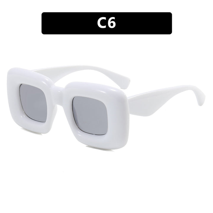 Women rectangular sunglasses with wide frame and protective UV filter Stornfield