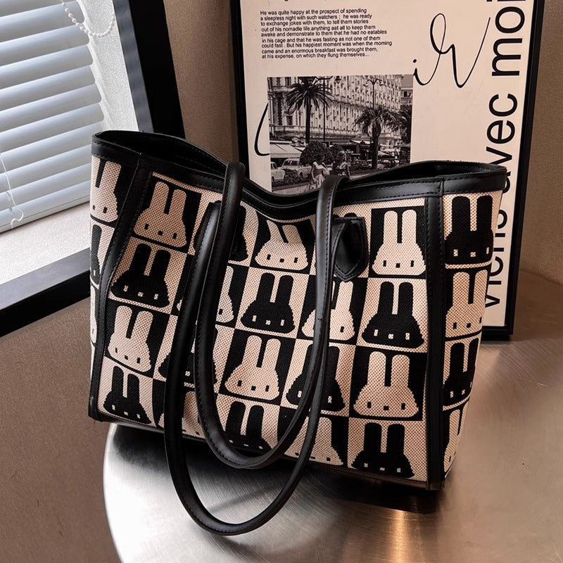 Playful Patterned Tote Bag Stornfield