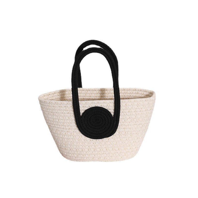 Decorative natural fiber bag Stornfield