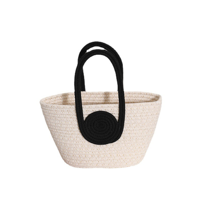 Decorative natural fiber bag Stornfield