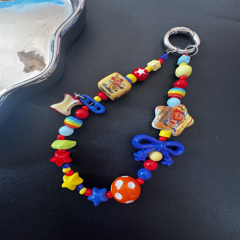 Playful Beaded Keychain Stornfield