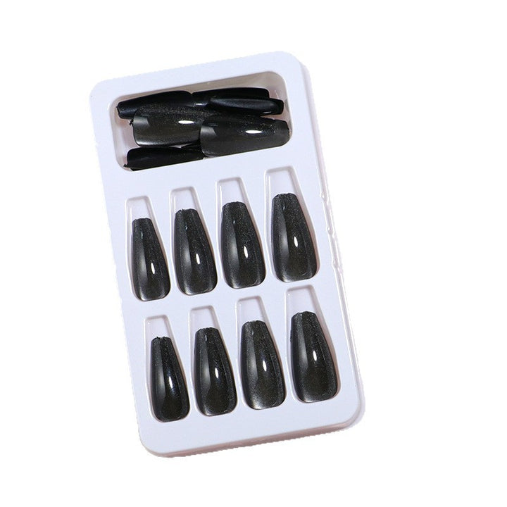 Glossy Stiletto Press-On Nail Art with Ombre Effect Stornfield