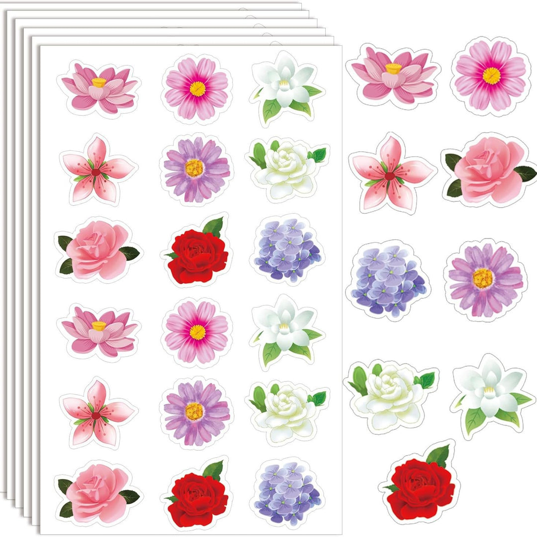Floral-Themed Sticker Set Stornfield
