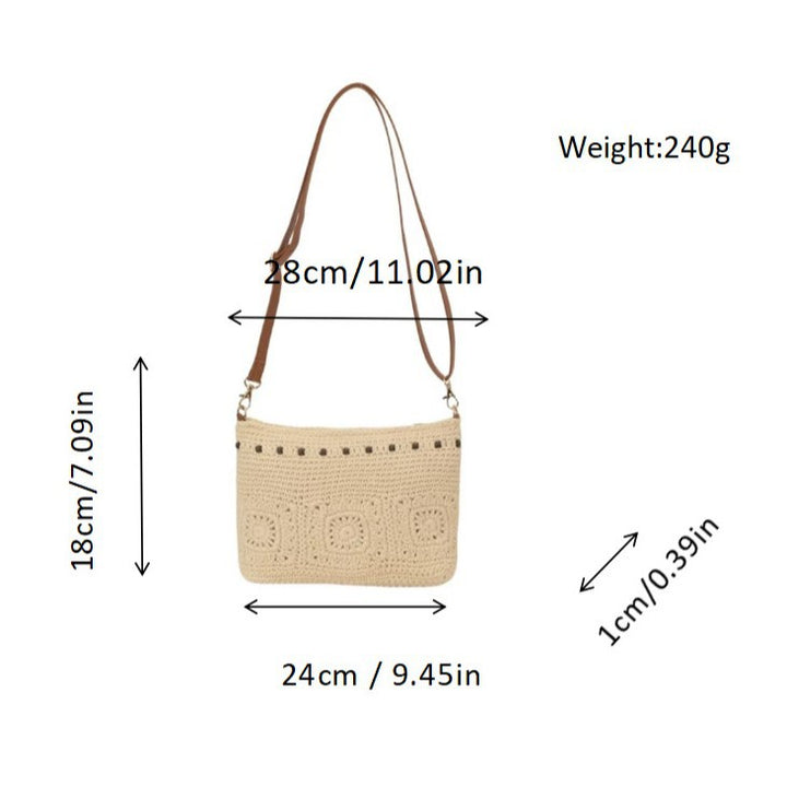 Handbag with Fine Crochet Patterns Stornfield