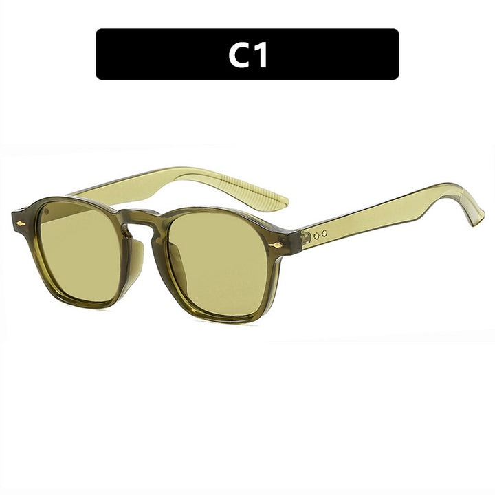 Ladies fashionable rectangular glasses with transparent frame Stornfield