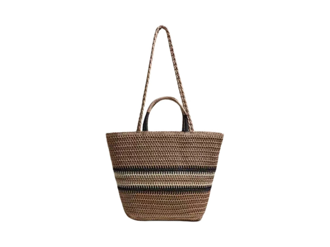 Handmade basket bag with modern patterns Stornfield