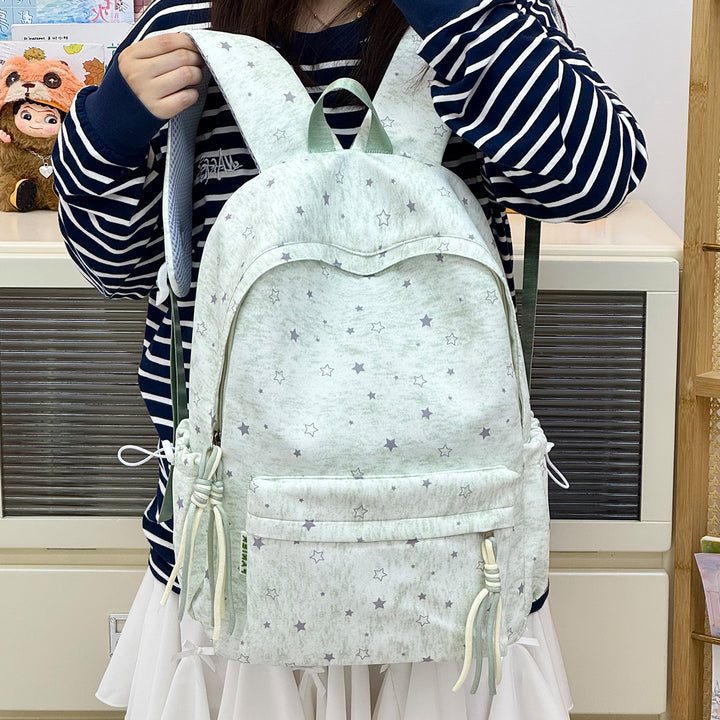 Durable Star-Patterned Casual Backpack Stornfield
