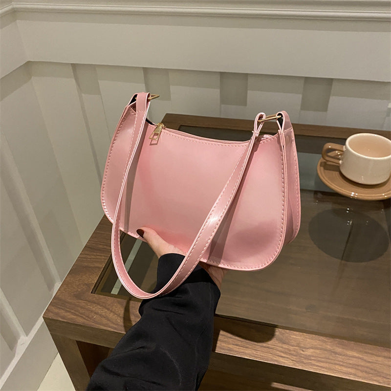Chic Patent Leather Shoulder Bag Stornfield
