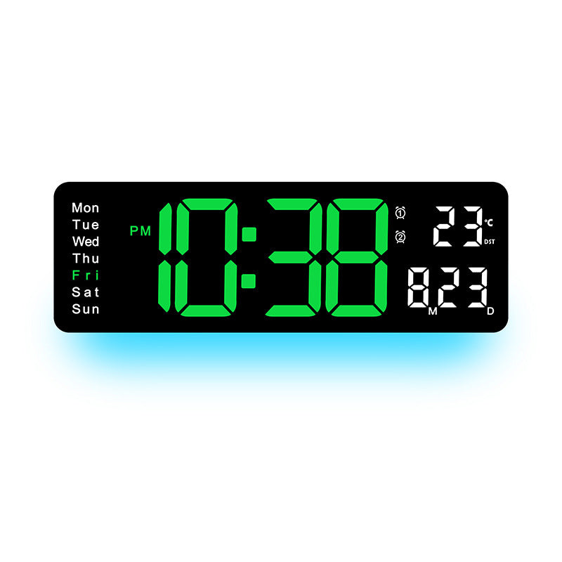 Digital LED Alarm Clock with Temperature and Day of the Week Display Stornfield