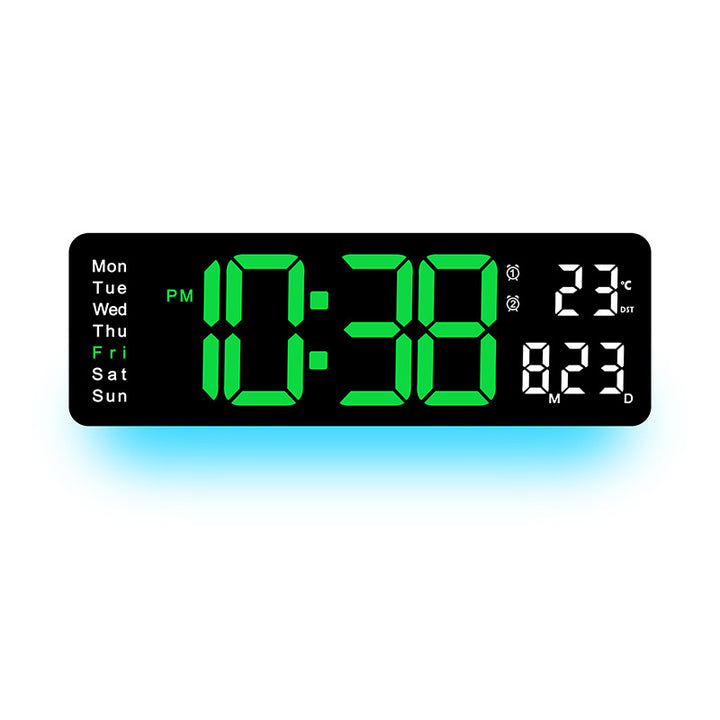 Digital LED Alarm Clock with Temperature and Day of the Week Display Stornfield