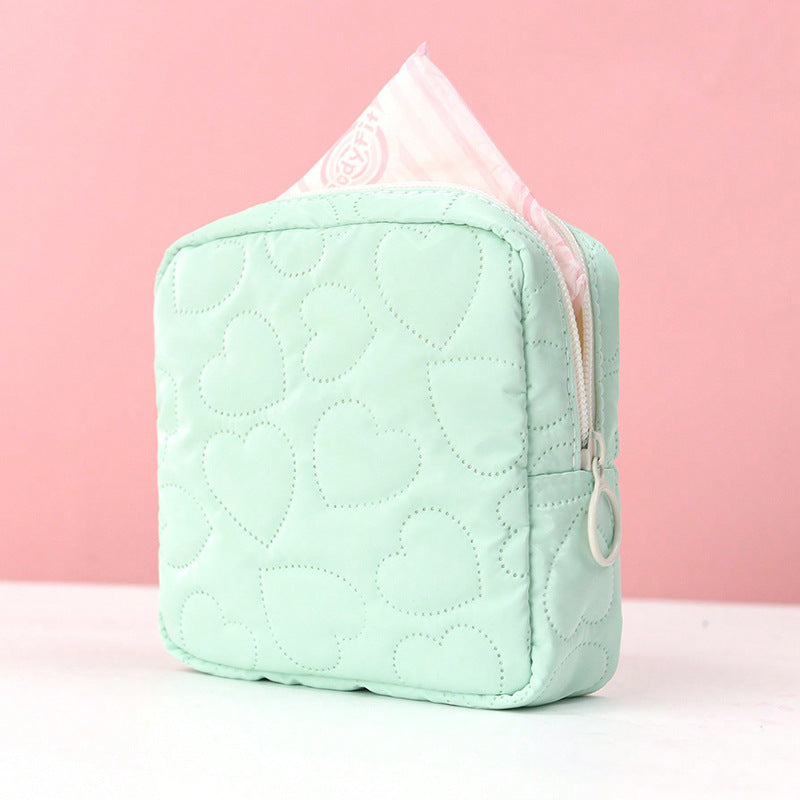 Practical cosmetic bag with heart motif Stornfield