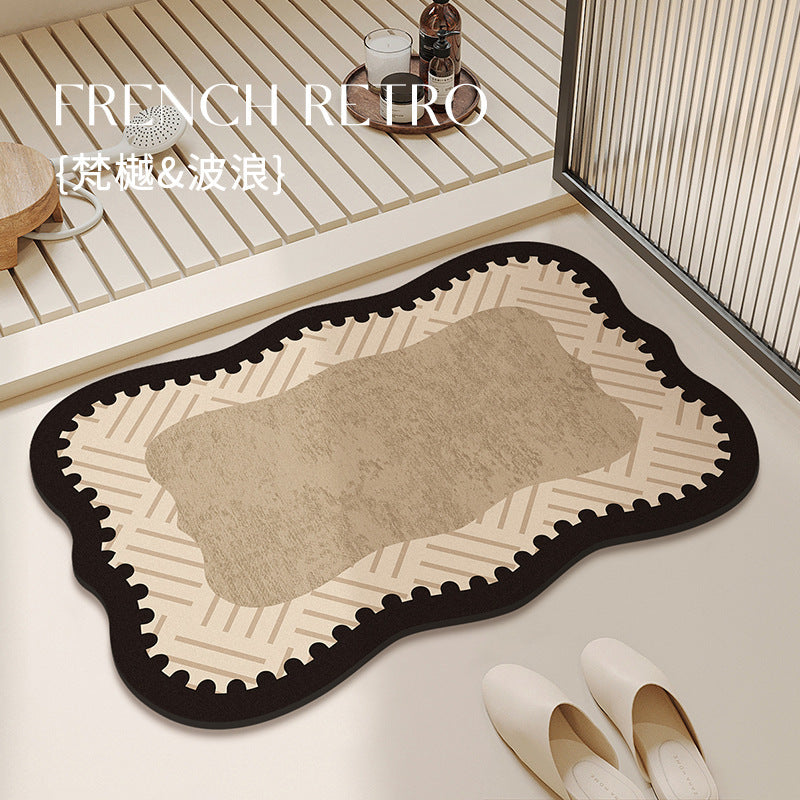 Floral-Printed Bath Runner Stornfield