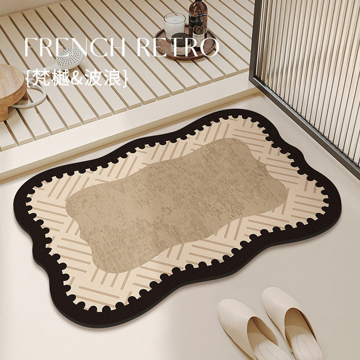 Floral-Printed Bath Runner Stornfield