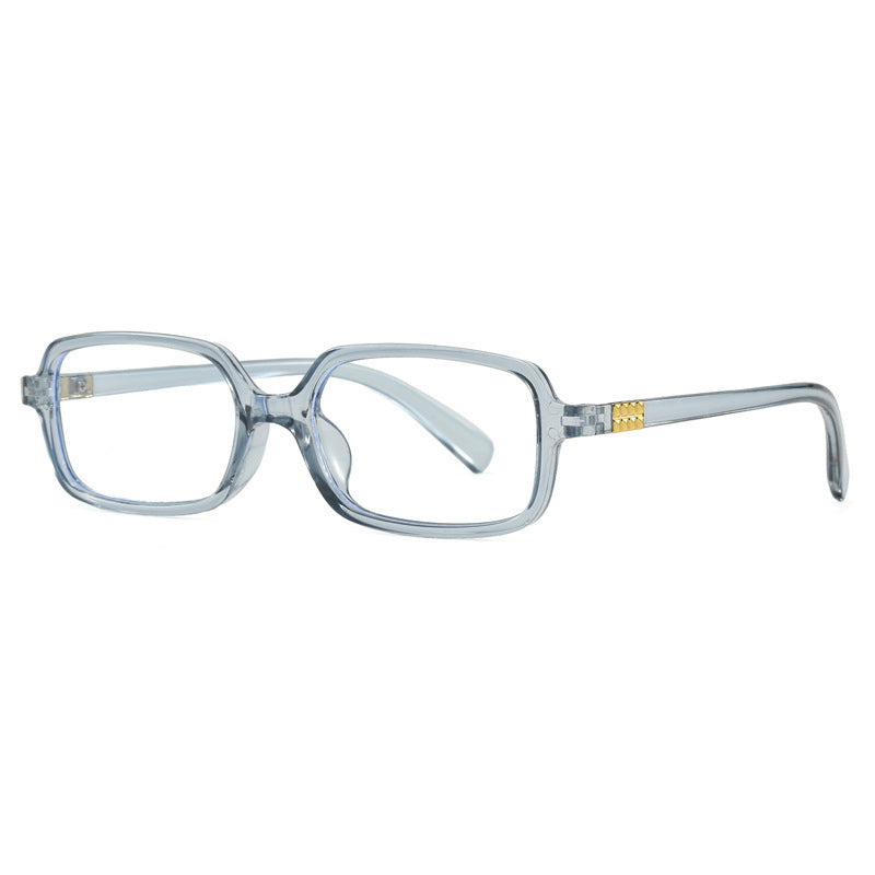 Women's fashionable square glasses with elegant plastic frame and gold accents Stornfield