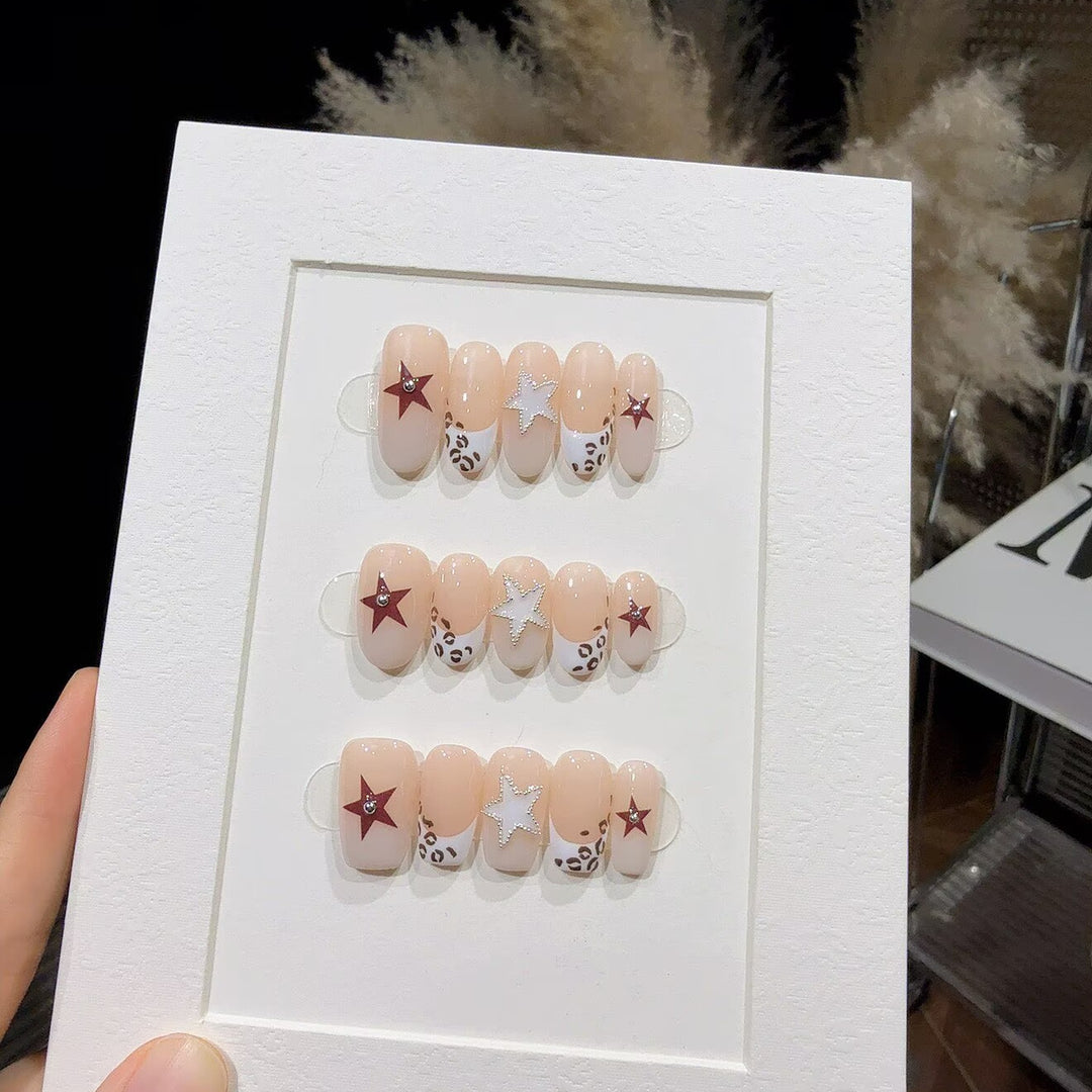Starry Themed Press-On Nail Enhancements Stornfield