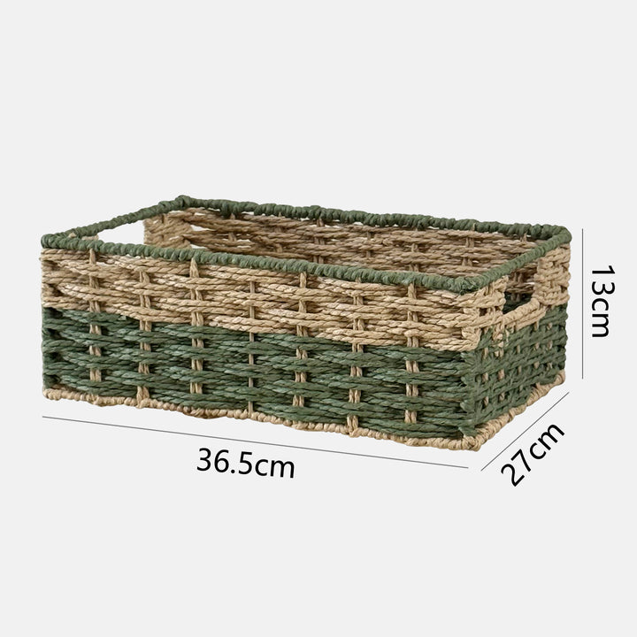 Handcrafted storage basket in natural design Stornfield