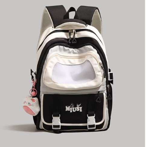 Multi-Functional Clear Pocket School Backpack Stornfield