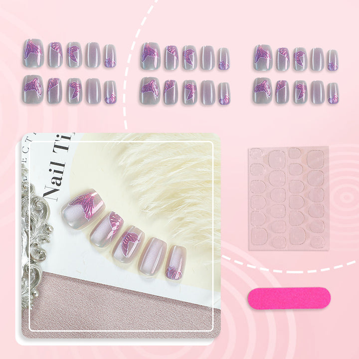 Artistic Press-On Nail Design Set 1790738581