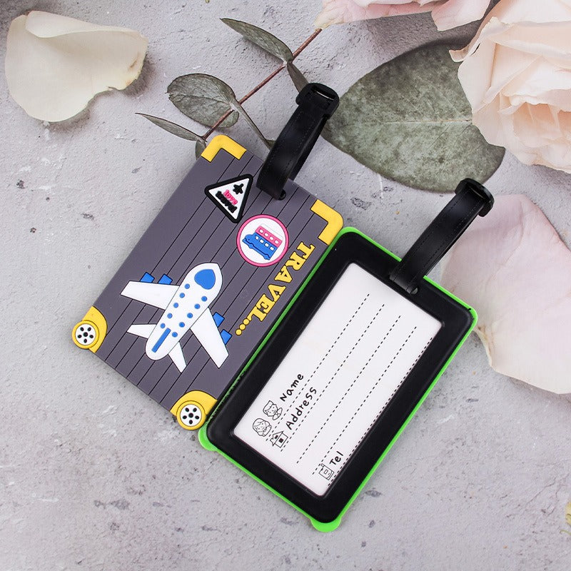 Fun Airplane-Themed Luggage Tag Stornfield