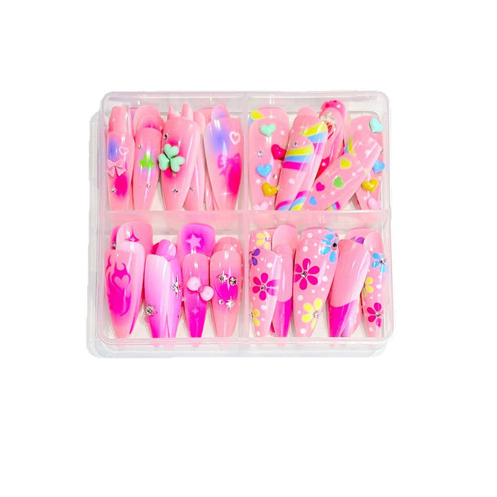 Playful Themed Press-On Nail Set Stornfield