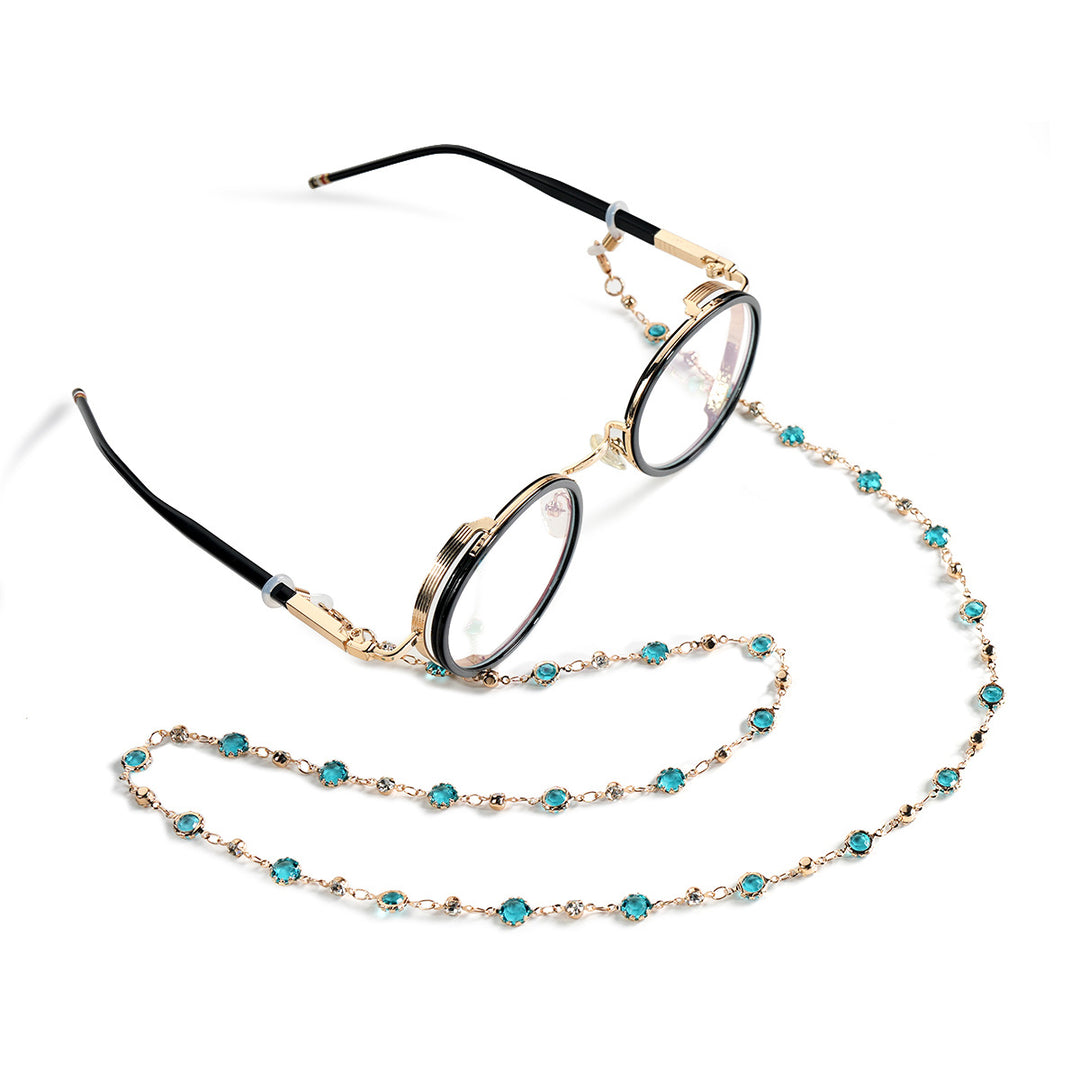 Crystal-Embellished Eyewear Chain Stornfield