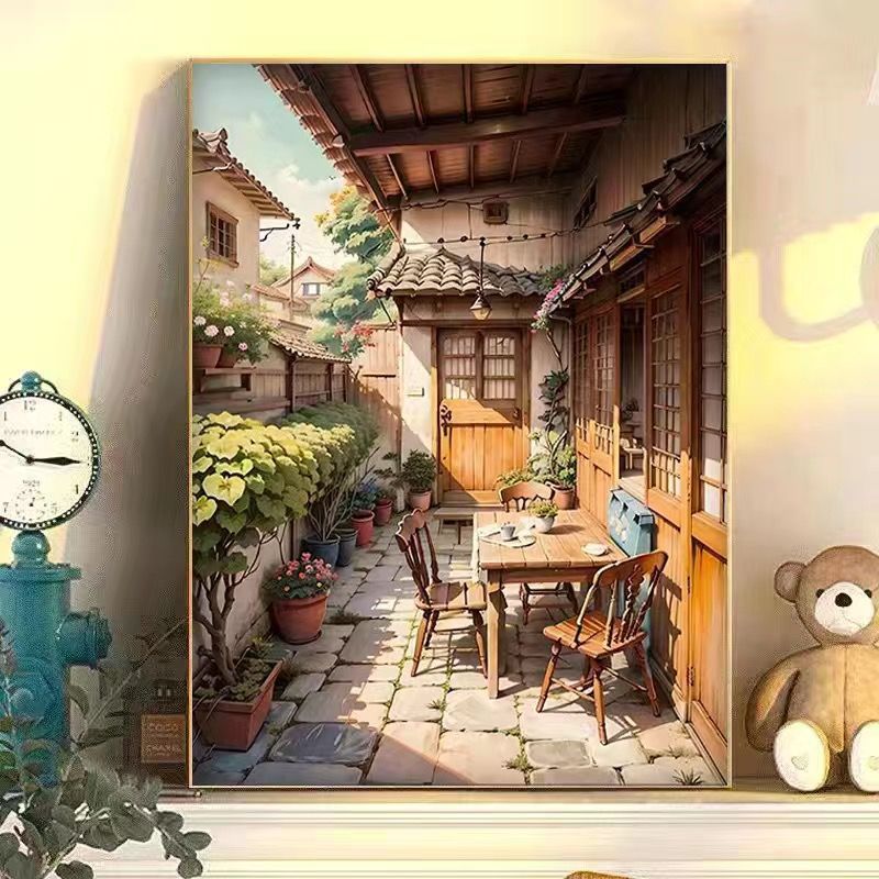 Serenity-Inspired Garden Scene Wall Art Stornfield