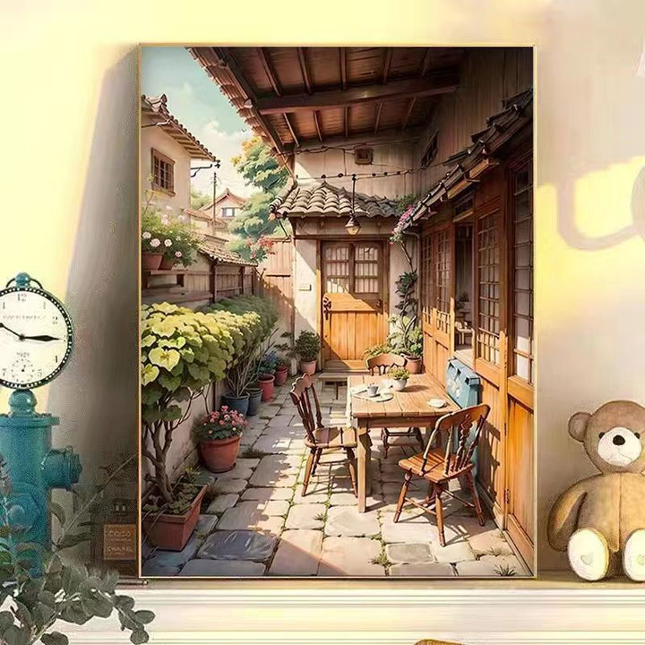 Serenity-Inspired Garden Scene Wall Art Stornfield