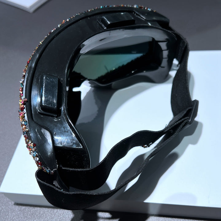 Women's skiing goggles with sparkling crystal decoration Stornfield
