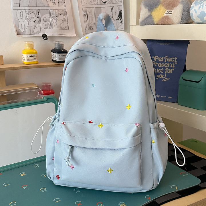 Casual Embroidered Star Backpack Stornfield
