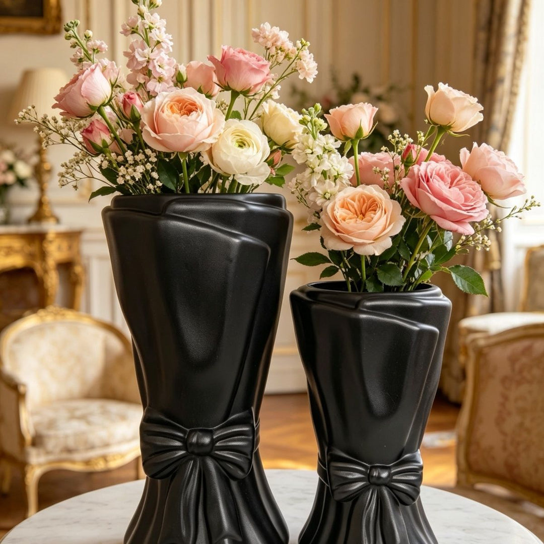 Decorative Elegant Bow-Shaped Flower Vase Stornfeild