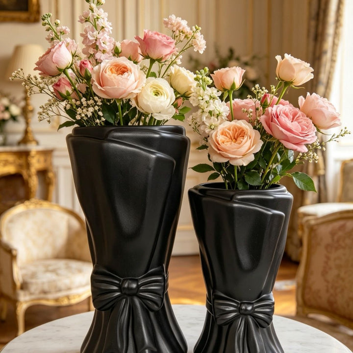 Decorative Elegant Bow-Shaped Flower Vase Stornfeild
