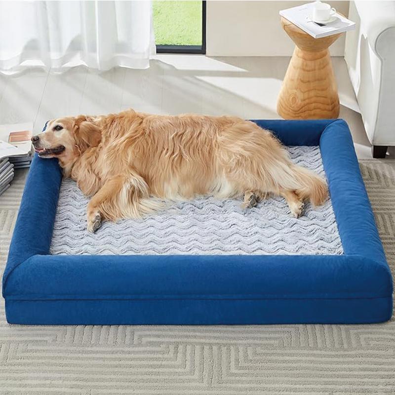 Memory Foam Dog Lounge Bed   Dog Bed