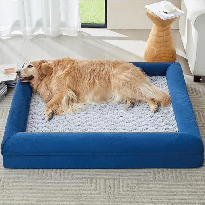 Memory Foam Dog Lounge Bed   Dog Bed