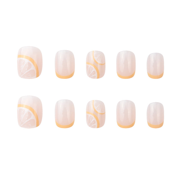 Colorful Citrus-Themed Nail Art Extensions Stornfield