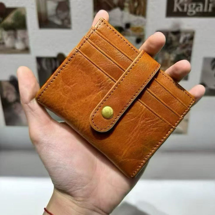 Genuine Leather Card Holder Wallet