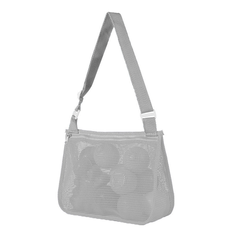 Practical and Breathable Beach Bag with Mesh Structure Stornfield