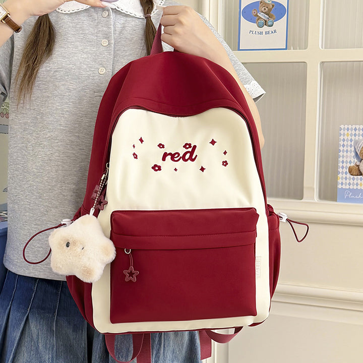 Cute Floral-Embellished Backpack Stornfield