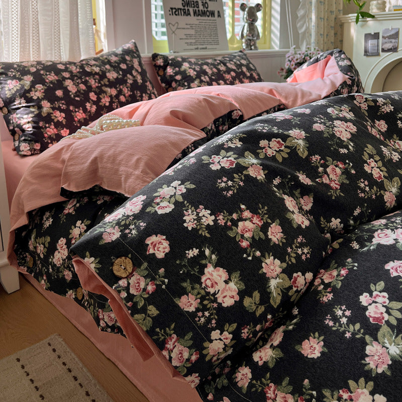 Floral Patterned Premium Bedspread