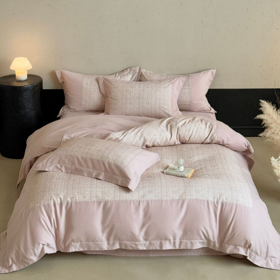 Luxury Cotton-Blend Duvet Cover and Pillowcase Bedding Set