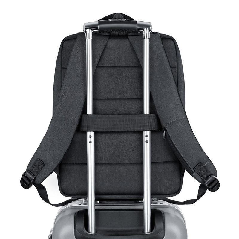 Laptop backpack with futuristic design and integrated storage Stornfield