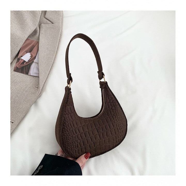 WoCrocodile Texture Handheld Hobo Bag Stornfield